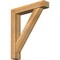 Ekena Millwork Traditional Block Rough Sawn Bracket w/ Offset Brace, Western Red Cedar, 6"W x 30"D x 36"H BKT0604X30X36TRA05RWR - alternate 1